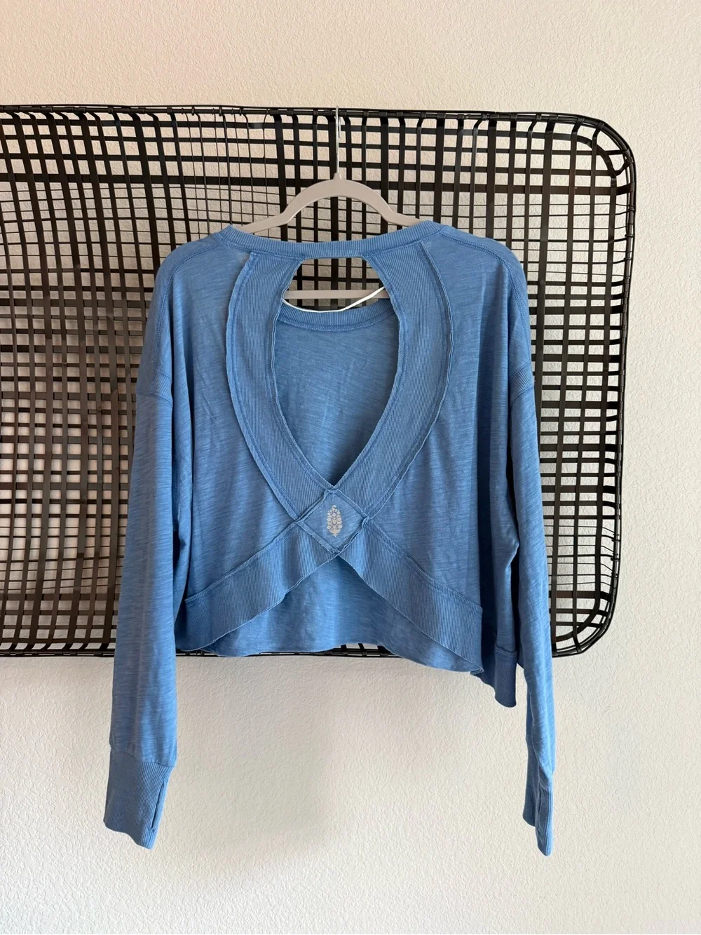 Free people My Time Layer light cobalt blue